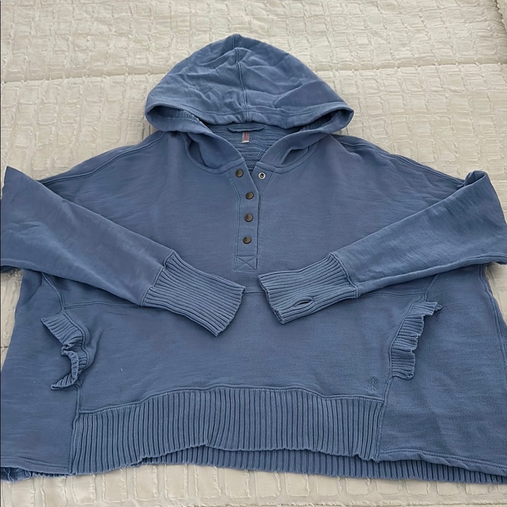 FP Movement by Free People Hoodie with Button Detail